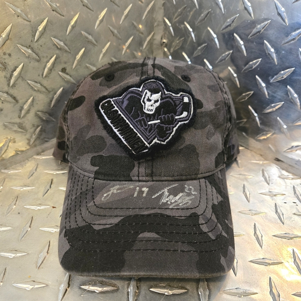 Autograghed Calgary Hitmen Dad Cap